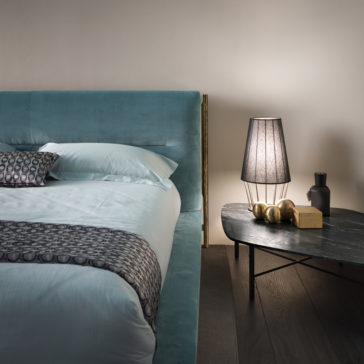 Contemporary Upholstered Designer Bed Contemporary Upholstered Designer Bed