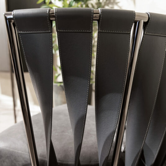 Modern Leather Twist Armchair Modern Leather Twist Armchair