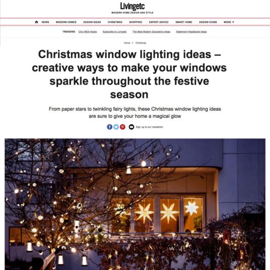 Livingetc Christmas windows cover