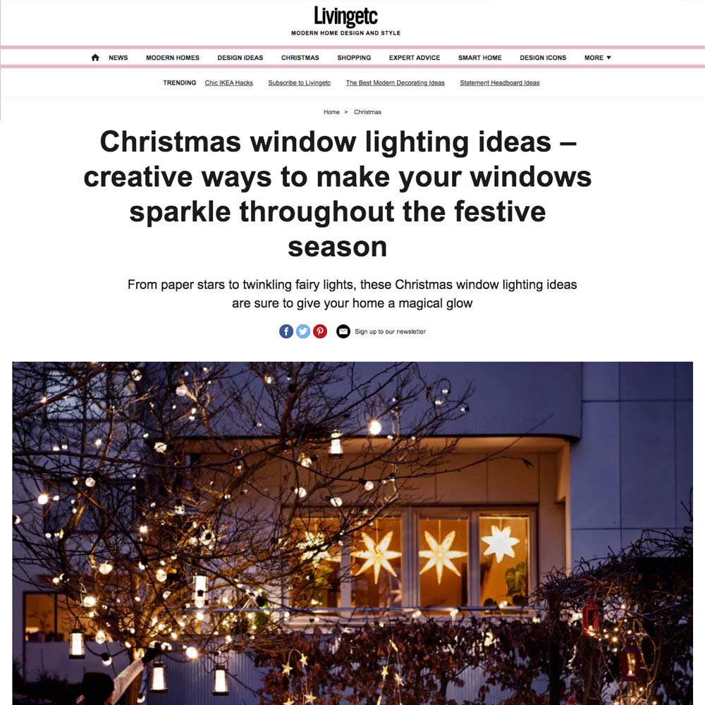 Livingetc Christmas windows cover