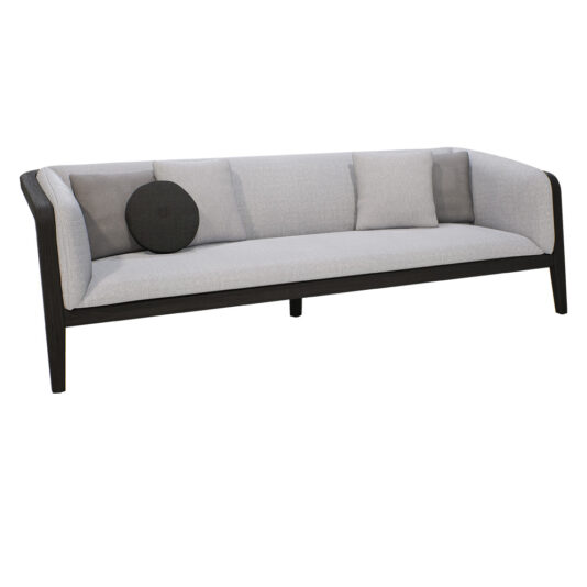 Luxury Dark Teak Garden Sofa And Chair Set