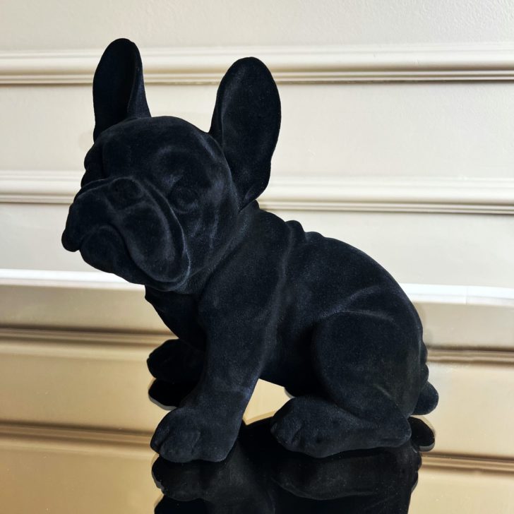 Black French Bulldog Ornament