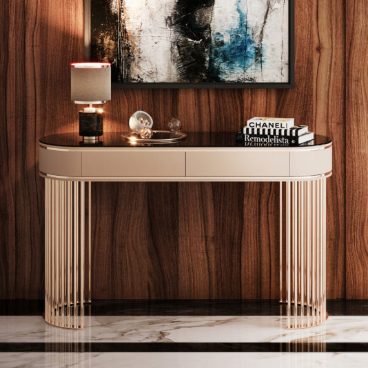 Modern Art Deco Style Console Table