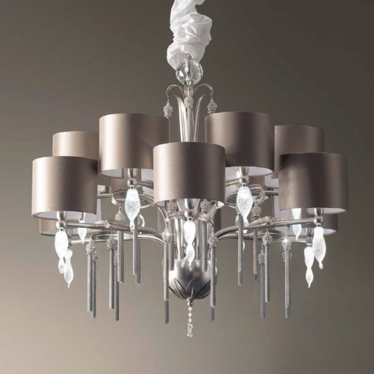 Contemporary Crystal Element Chandelier
