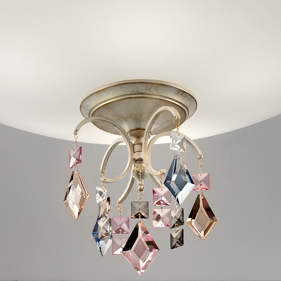 Elegant Crystal Pendant Ceiling Light - Juliettes Interiors