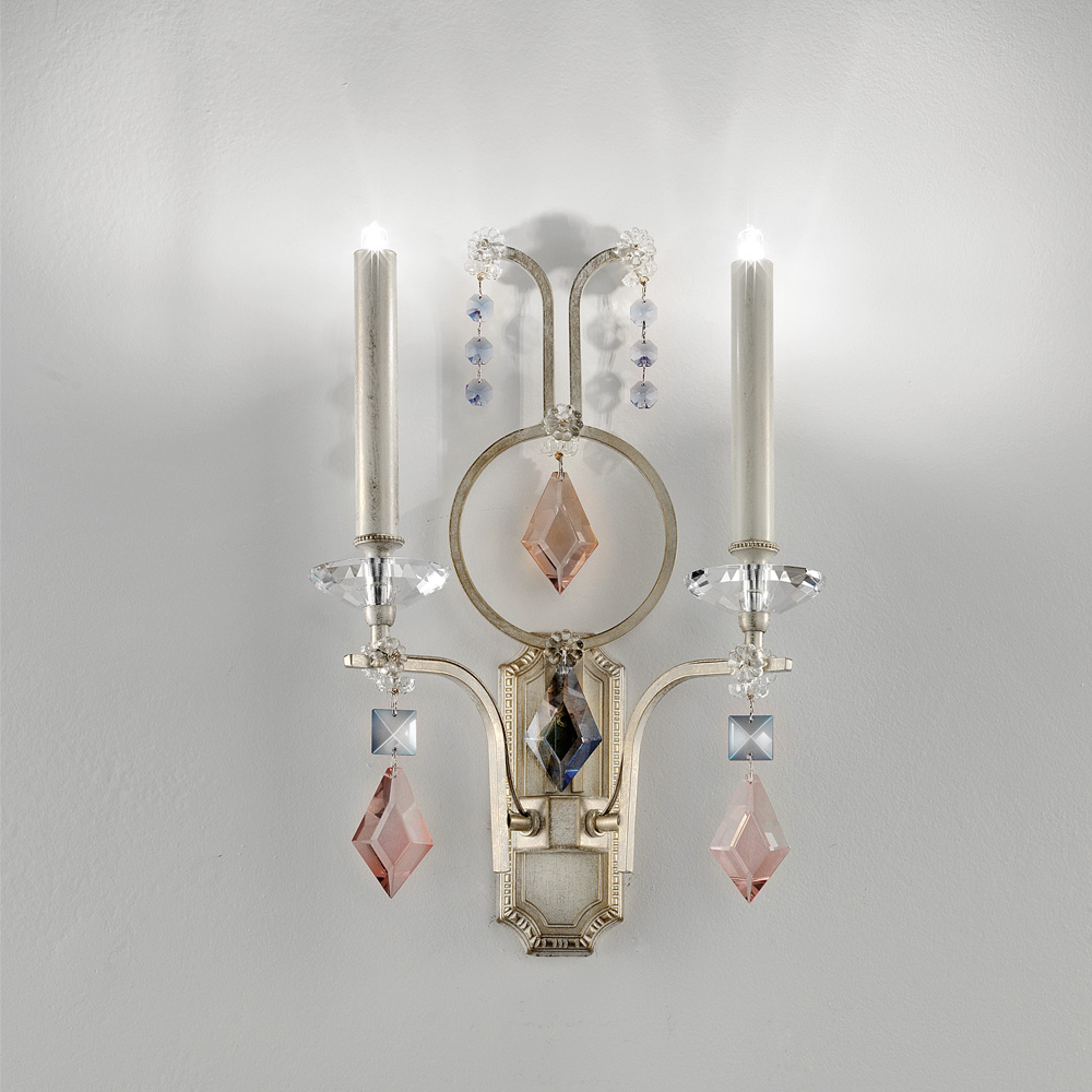 Elegant Crystal Pendant Wall Light