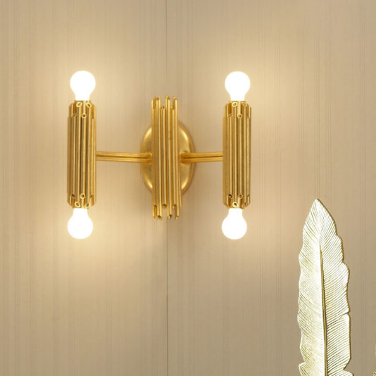 Exclusive Wrought Iron Gold Wall Light