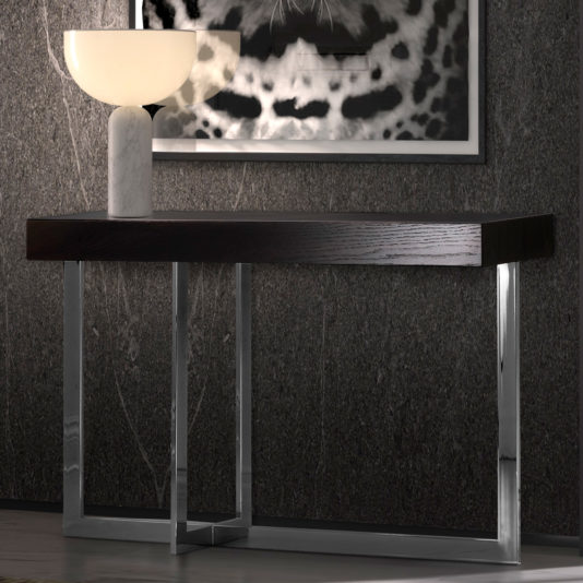 Modern Black Console Table With Drawer
