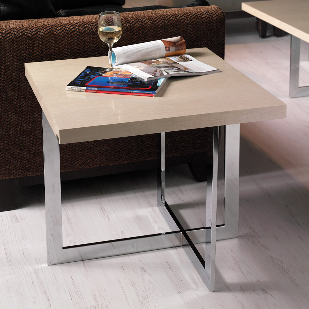 Contemporary Wooden End Table