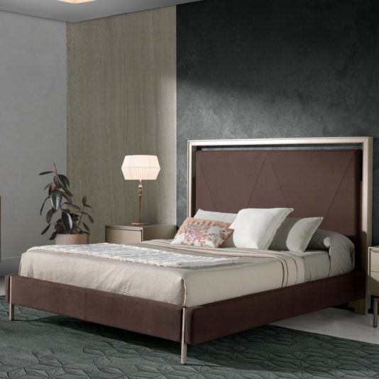 Deluxe Modern Upholstered King Size Bed
