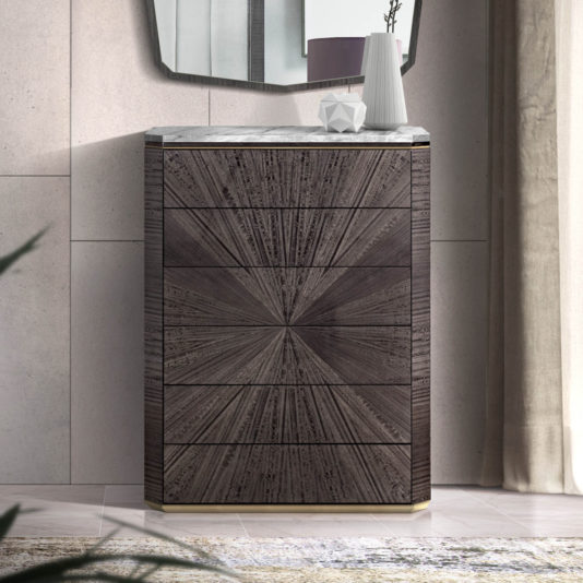 Luxury Marble Tallboy Chest Of Drawers