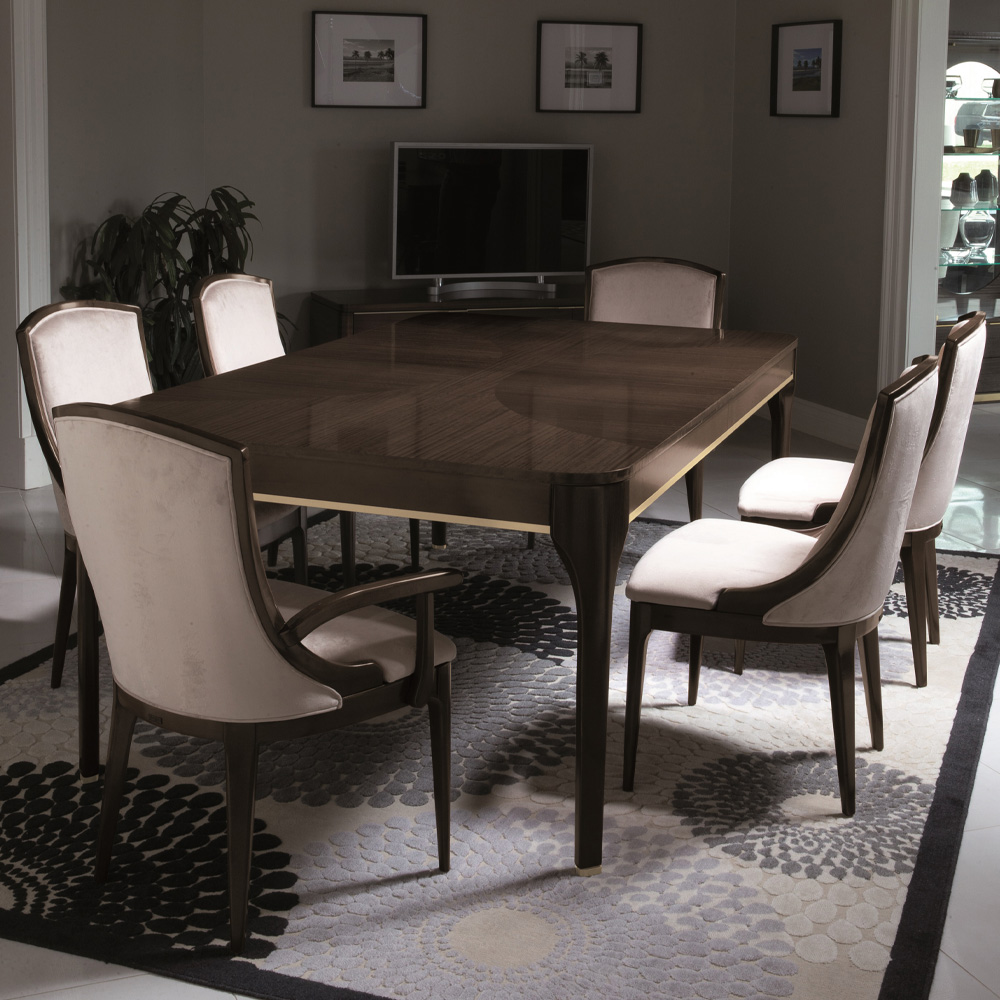 Modern Maple Extendable Dining Table