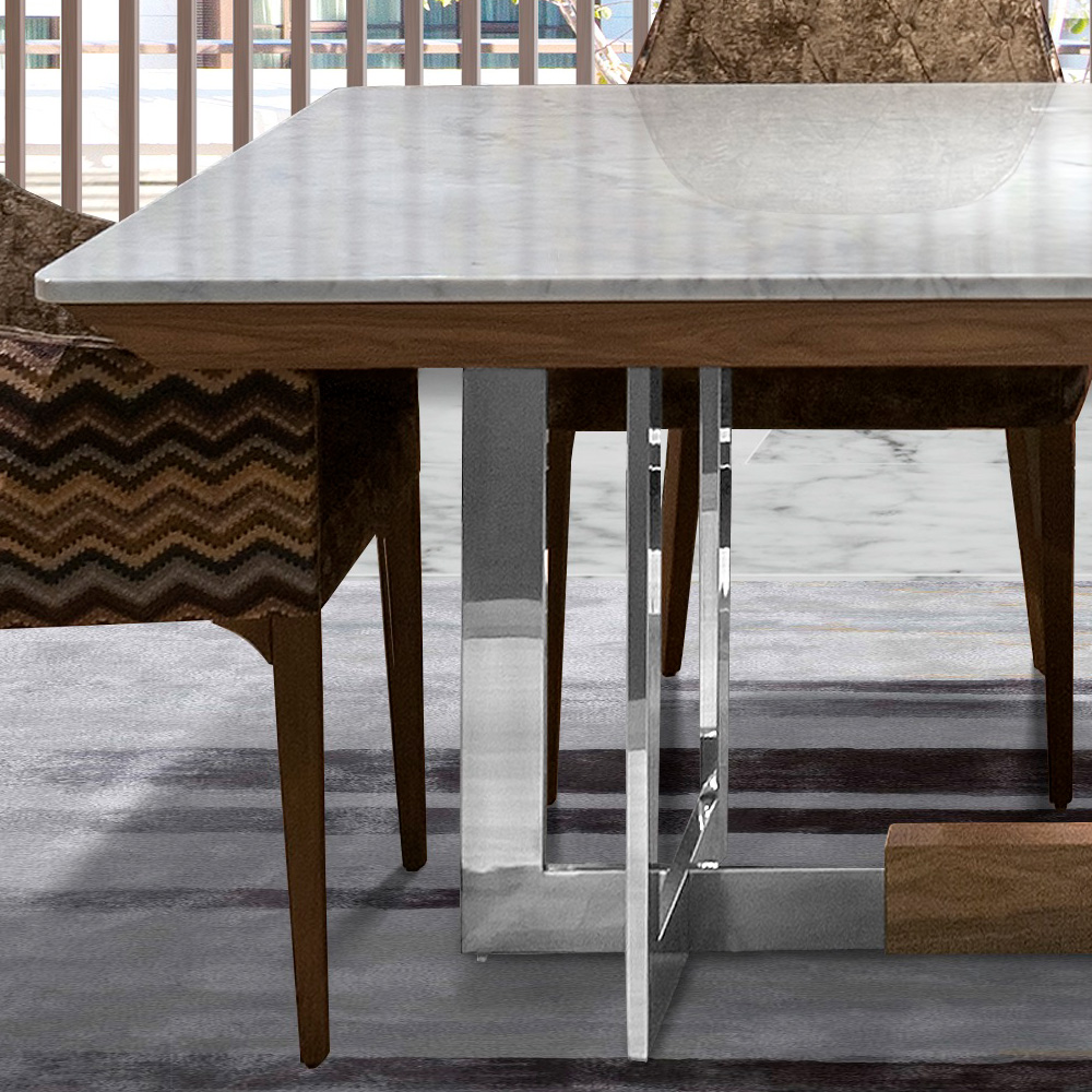 Modern Marble Top Dining Table