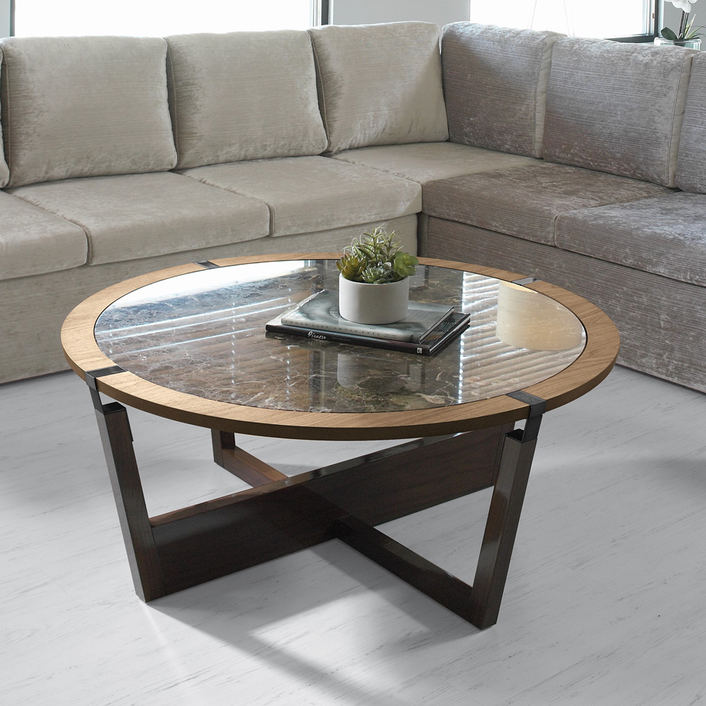 Modern Round Marble Coffee Table