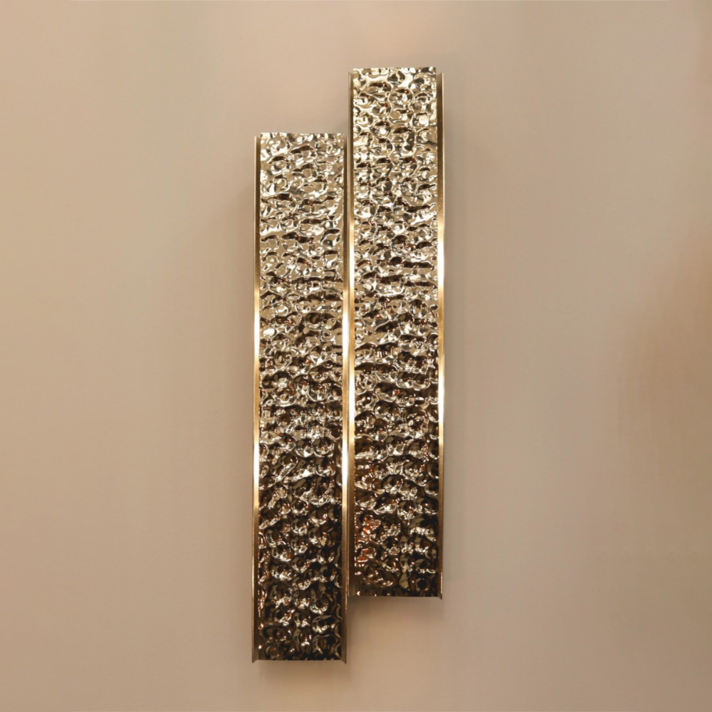 Exclusive Double Hammered Wall Light