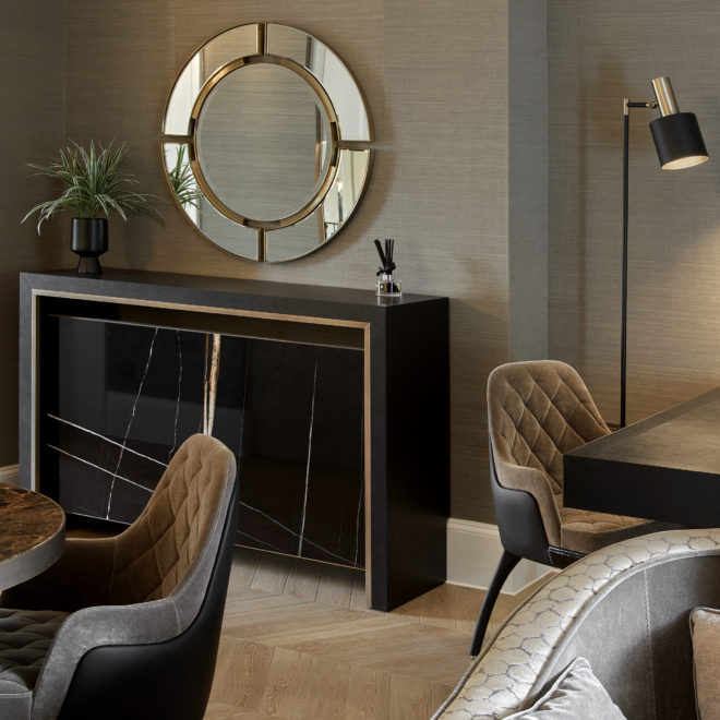 Luxury Marble Radiator Cover Console - Juliettes Interiors
