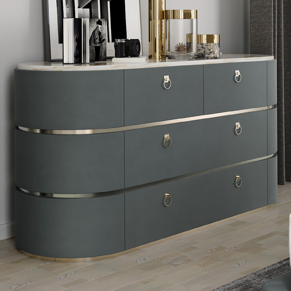 Modern Marble Top Chest Of Drawers