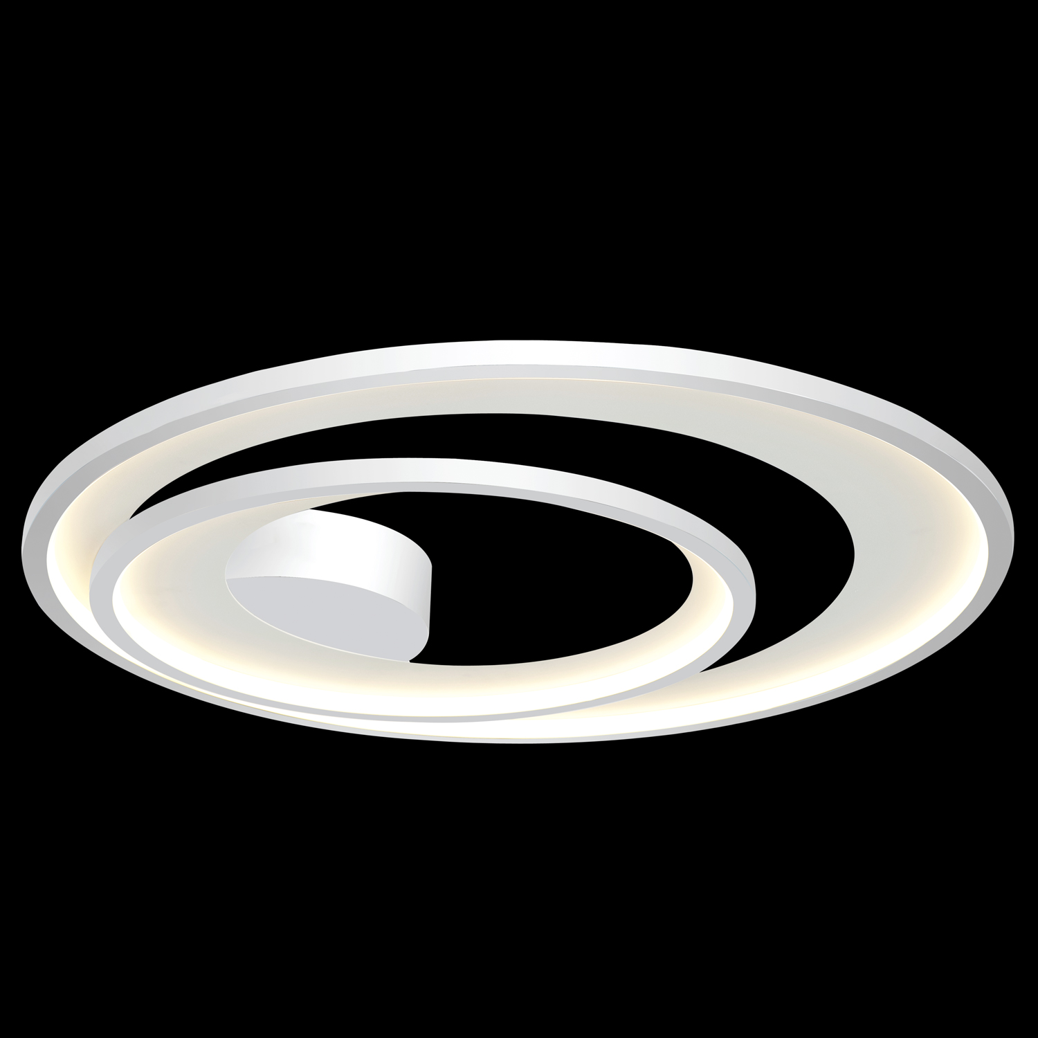 Luxury White Double Ring Ceiling Light