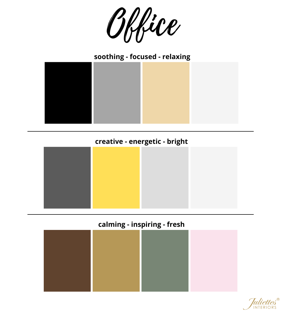 Home office colour palette 