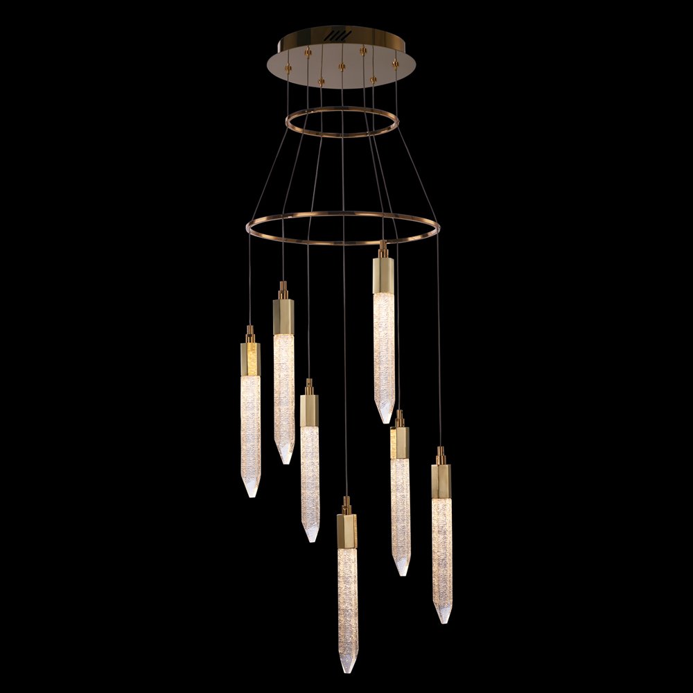 Exclusive Gold Pendant Light Cluster