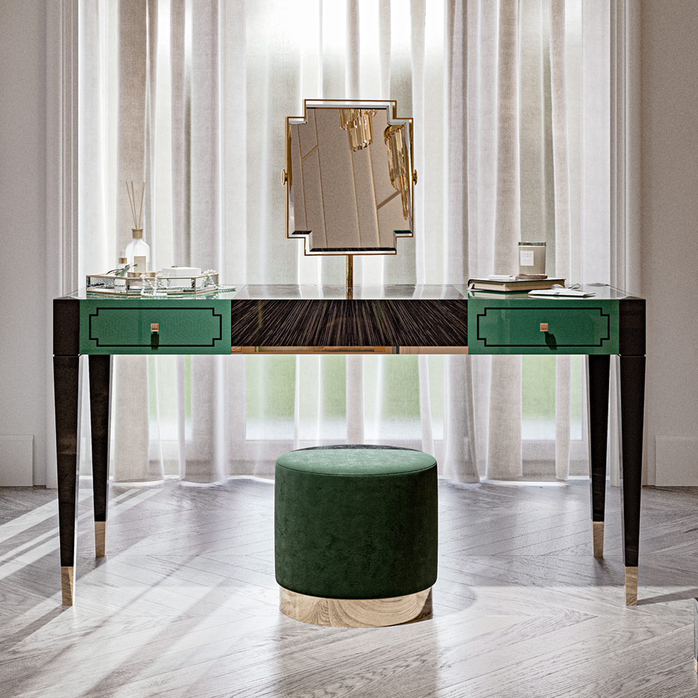 High End Art Deco Style Dressing Table