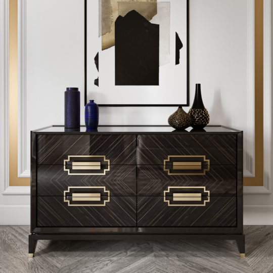 chinese dress ladies Evangeline Luxurious Dresser (Silver)  Fully Furnished