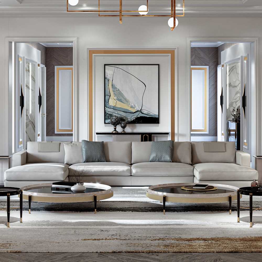 Sofa phong cách trang trí nghệ thuật Chaise lớn