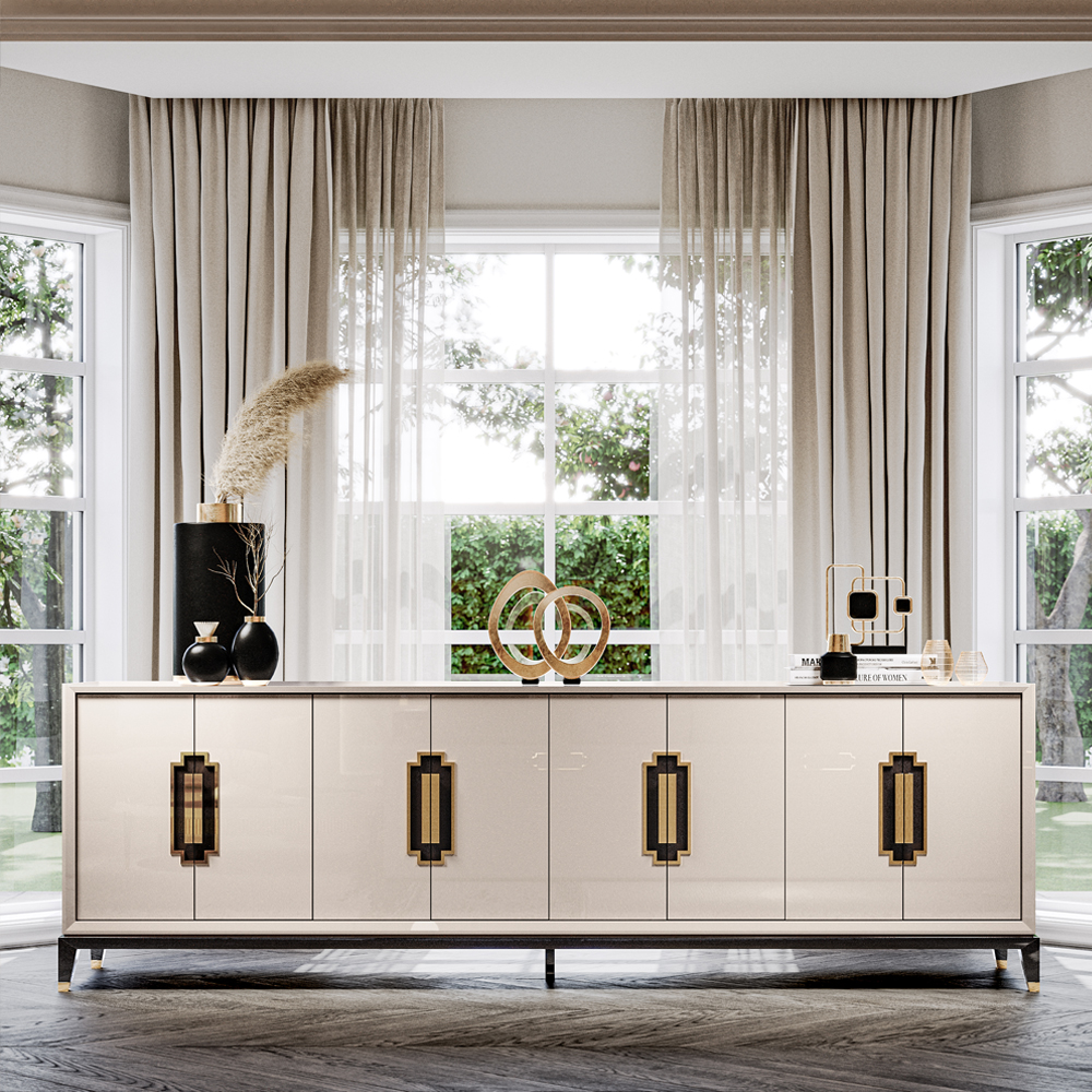 Large High End Lacquered Sideboard
