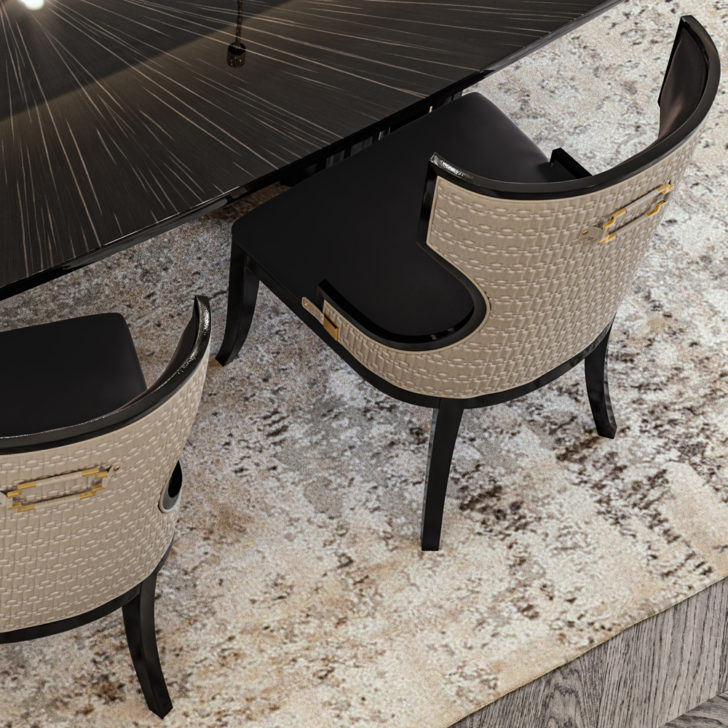 Luxury Art Deco Style Dining Chair - Juliettes Interiors