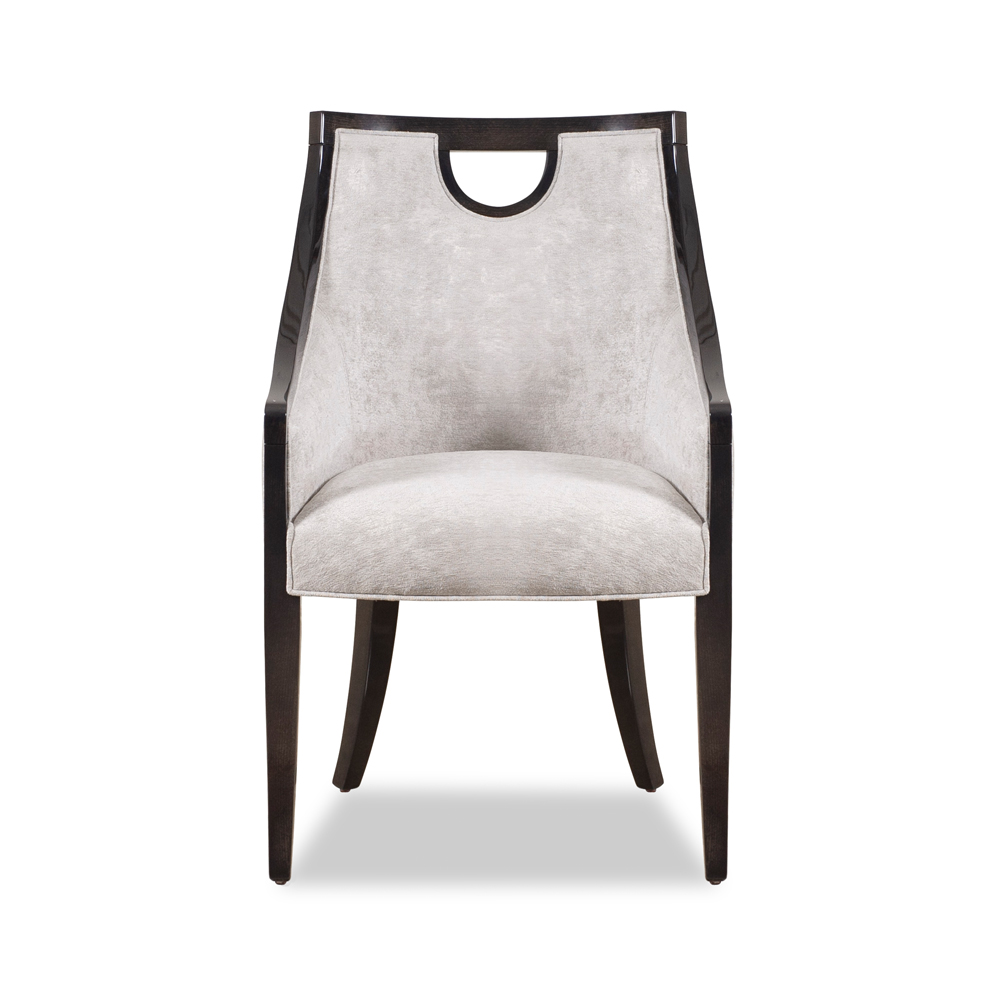 Modern Walnut Luxury Dining Chair - Juliettes Interiors