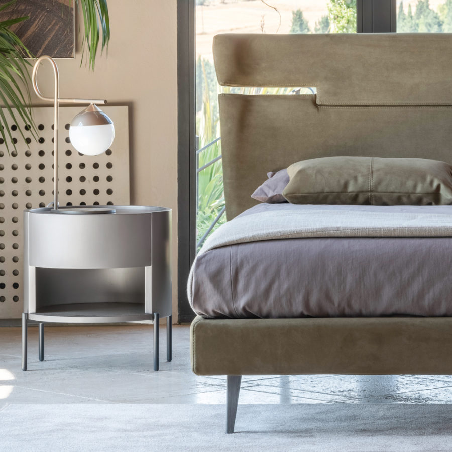 Modern Upholstered Velvet Bed - Juliettes Interiors