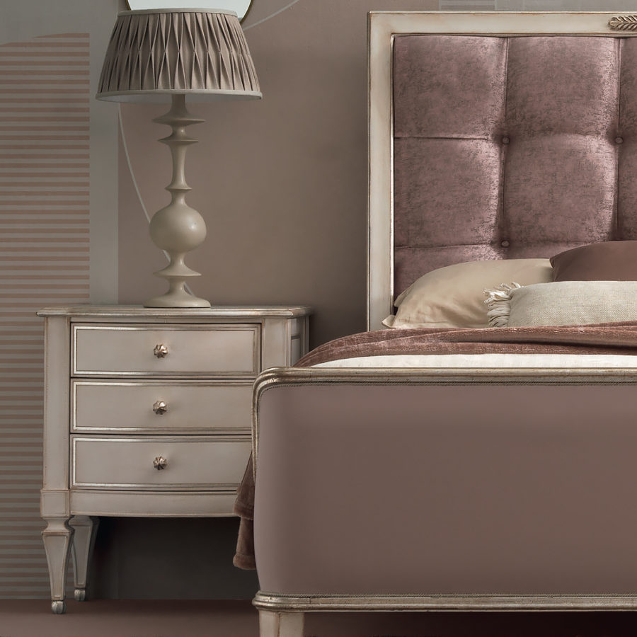 High End 3 Drawer Bedside Cabinet - Juliettes Interiors