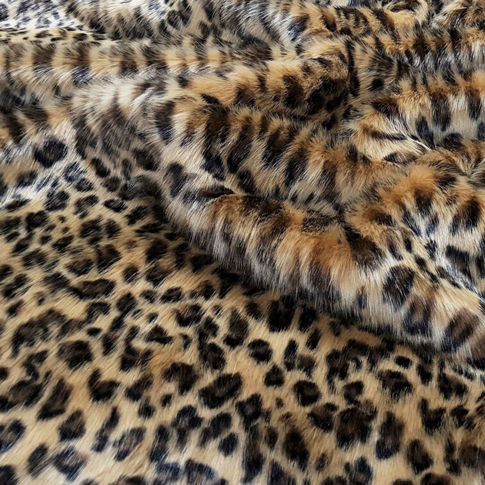 Luxury Leopard Faux Fur Throw