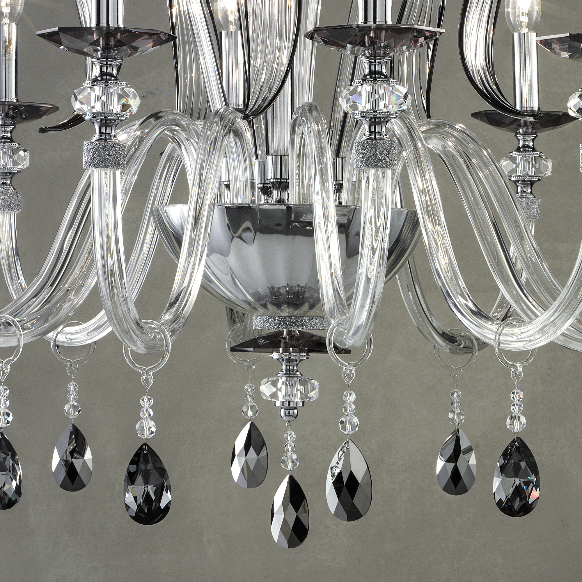 Modern Chandelier With Swarovski® Crystals - Juliettes Interiors