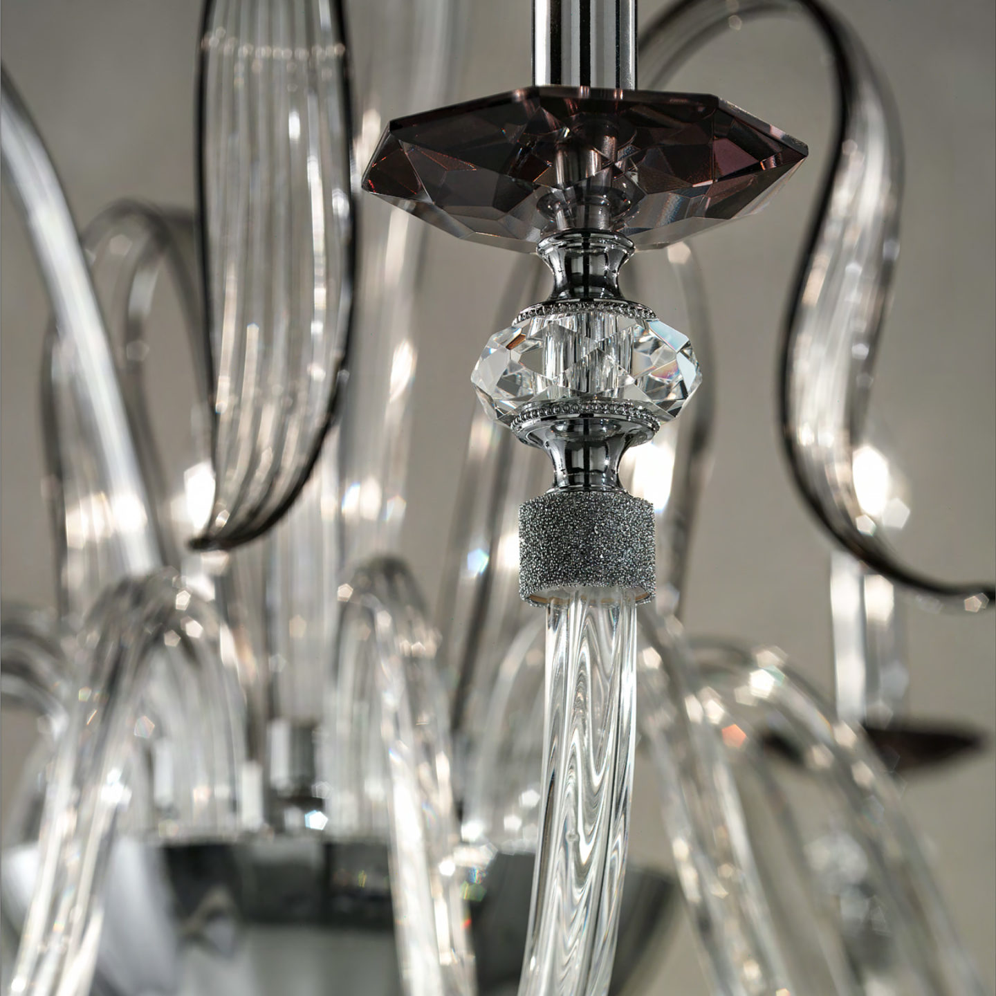 Modern Chandelier With Swarovski® Crystals - Juliettes Interiors