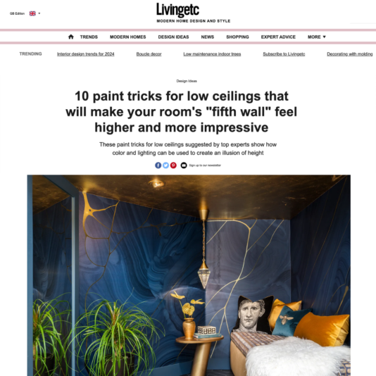 Livingetc article 10 Paint Tricks For Low Ceilings