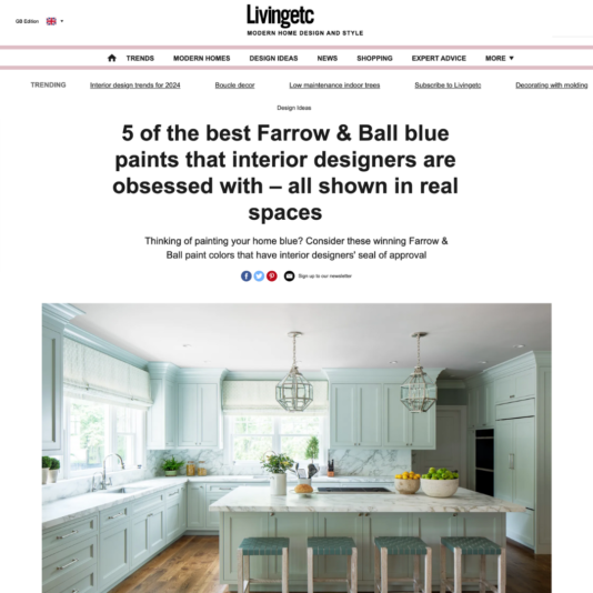 5 of the best Farrow & Ball blue paints that interior designers are obsessed with