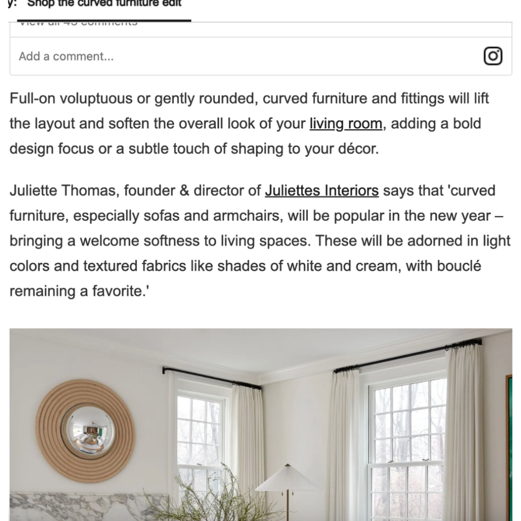 Gwyneth Paltrow living room style and our top interior trend of 2023