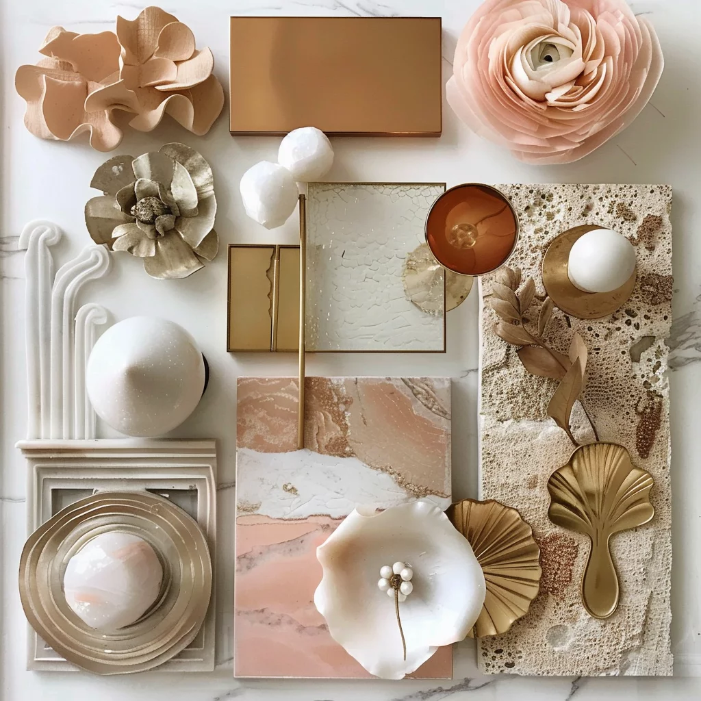 mood board for pantone colour of the year interior design by juliettes interiors