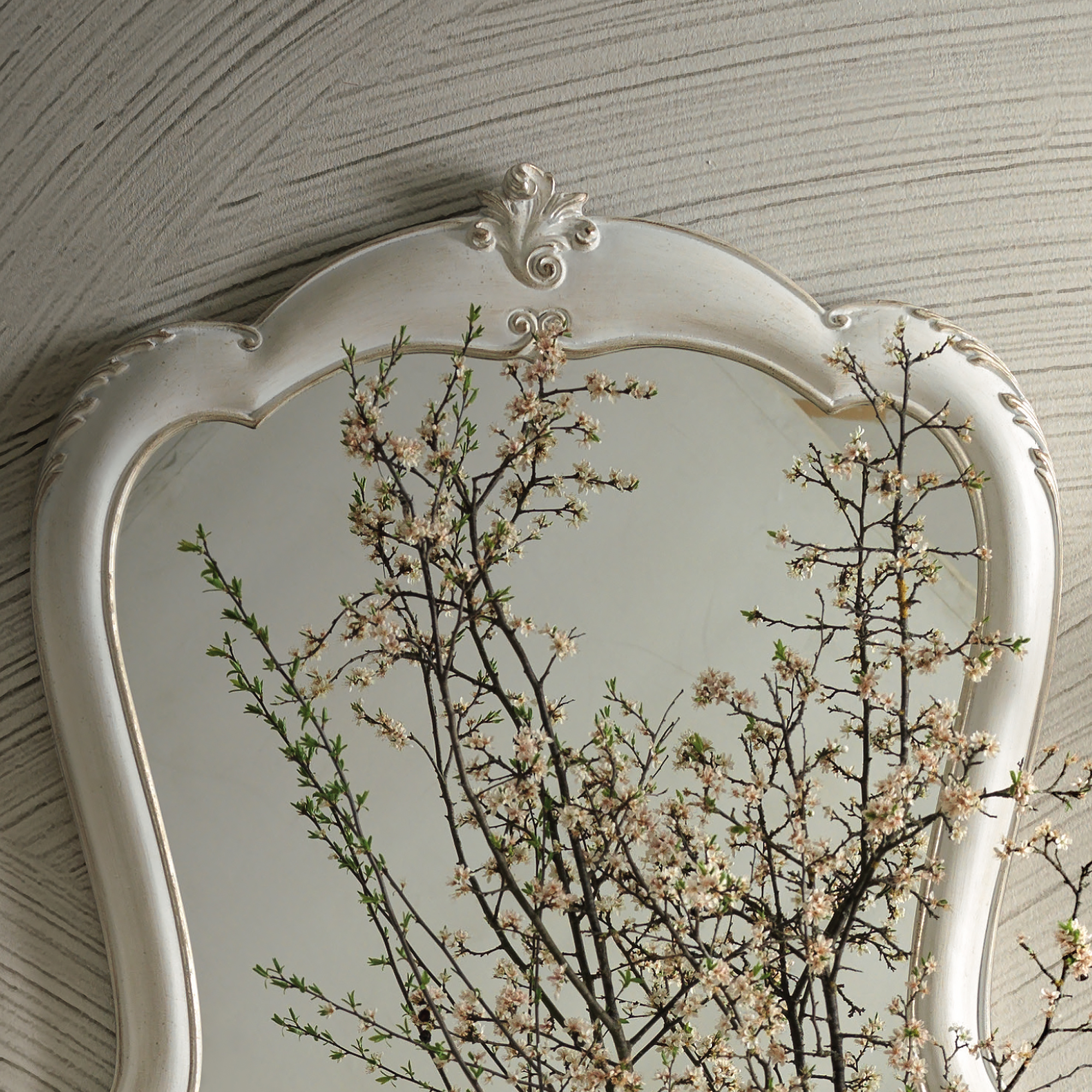 Rococo Curves Mirror Curved Rococo Style Mirror - Juliettes Interiors