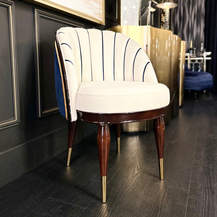 High End Art Deco Style Occasional Chair - Juliettes Interiors