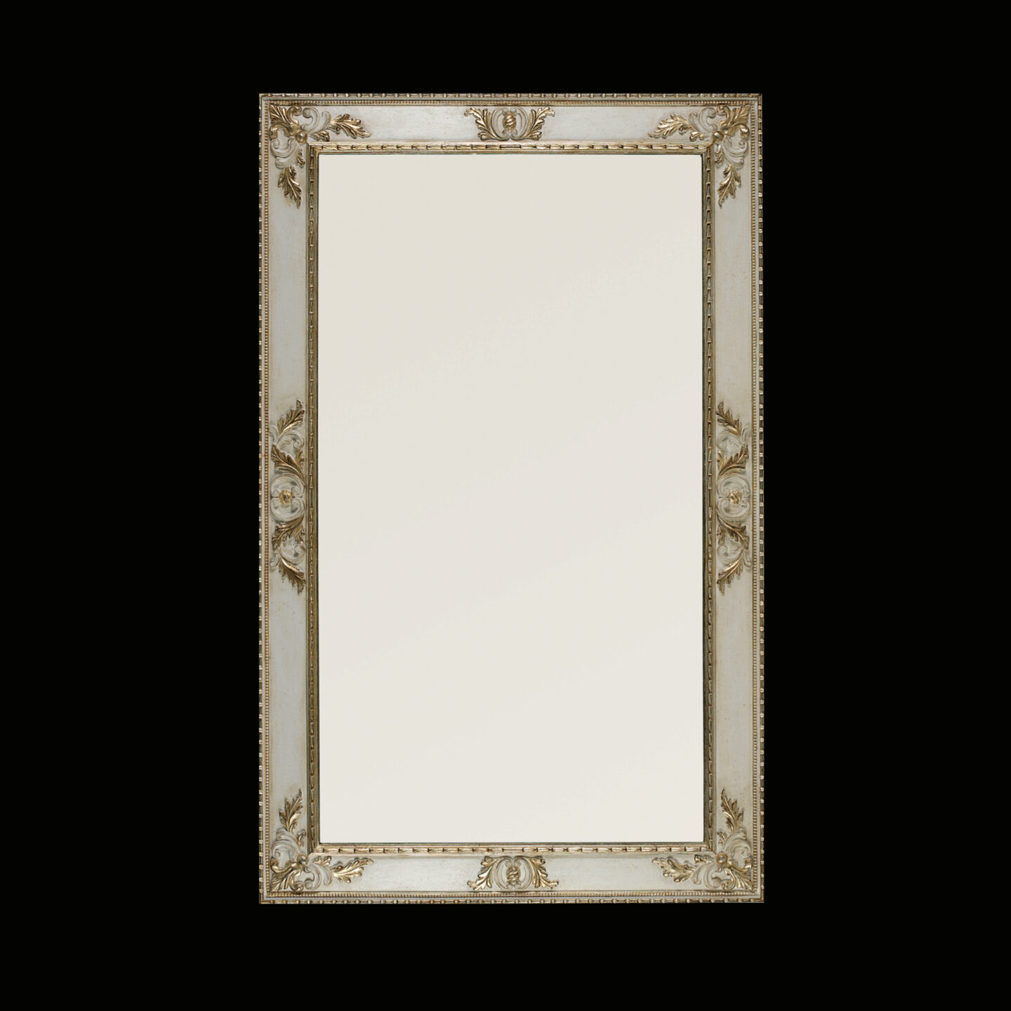 Rectangular Rococo Mirror Rococo Style Rectangular Wall Mirror - Juliettes Interiors