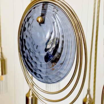Modern Ceiling Light Inspired By The Sea A close-up of the