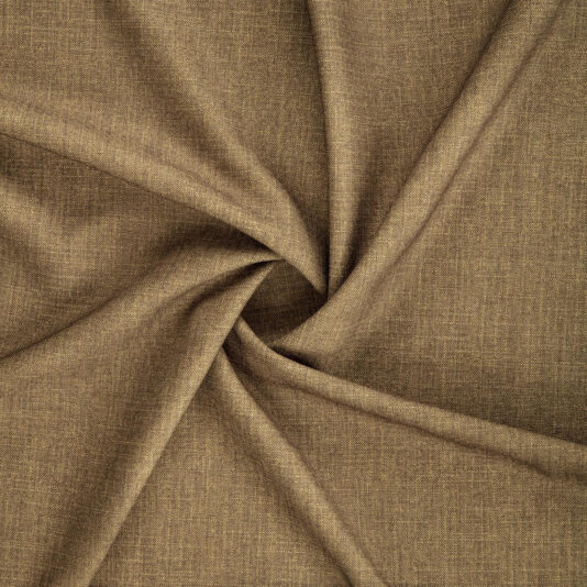 Contemporary Bed With Backlit Headboard A close-up of light brown, subtly gridded fabric twisted to reveal soft folds—ideal for upholstering the Contemporary Bed With Backlit Headboard.