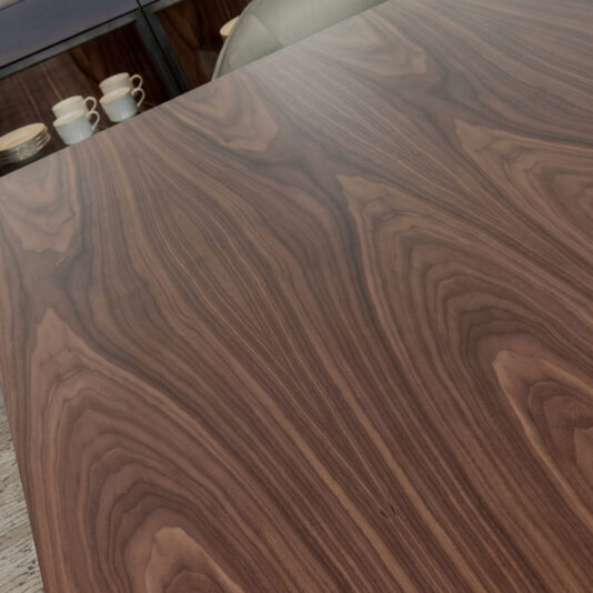 Modern Rectangular Veneer Dining Table